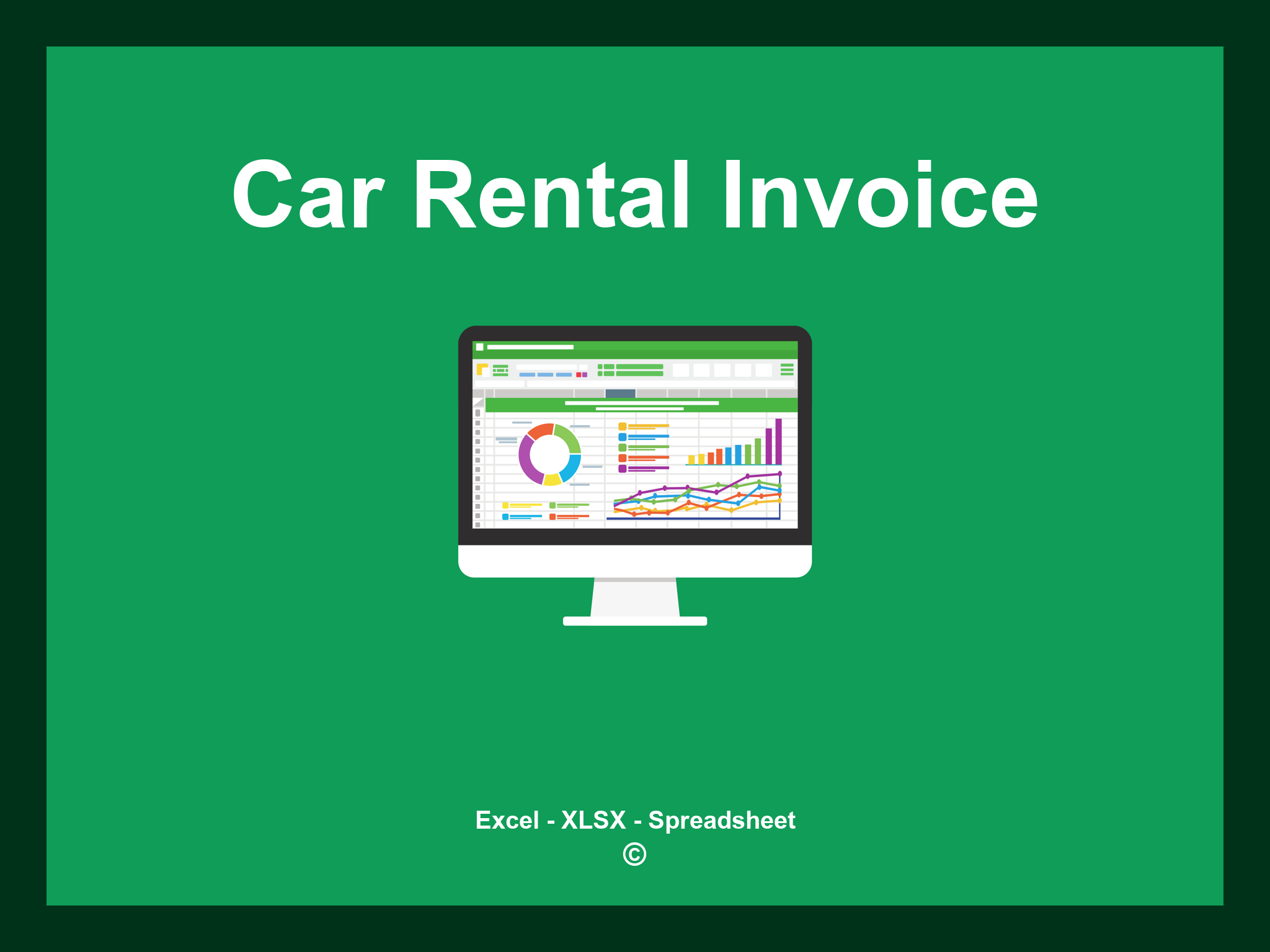 Car Rental Invoice Template Excel