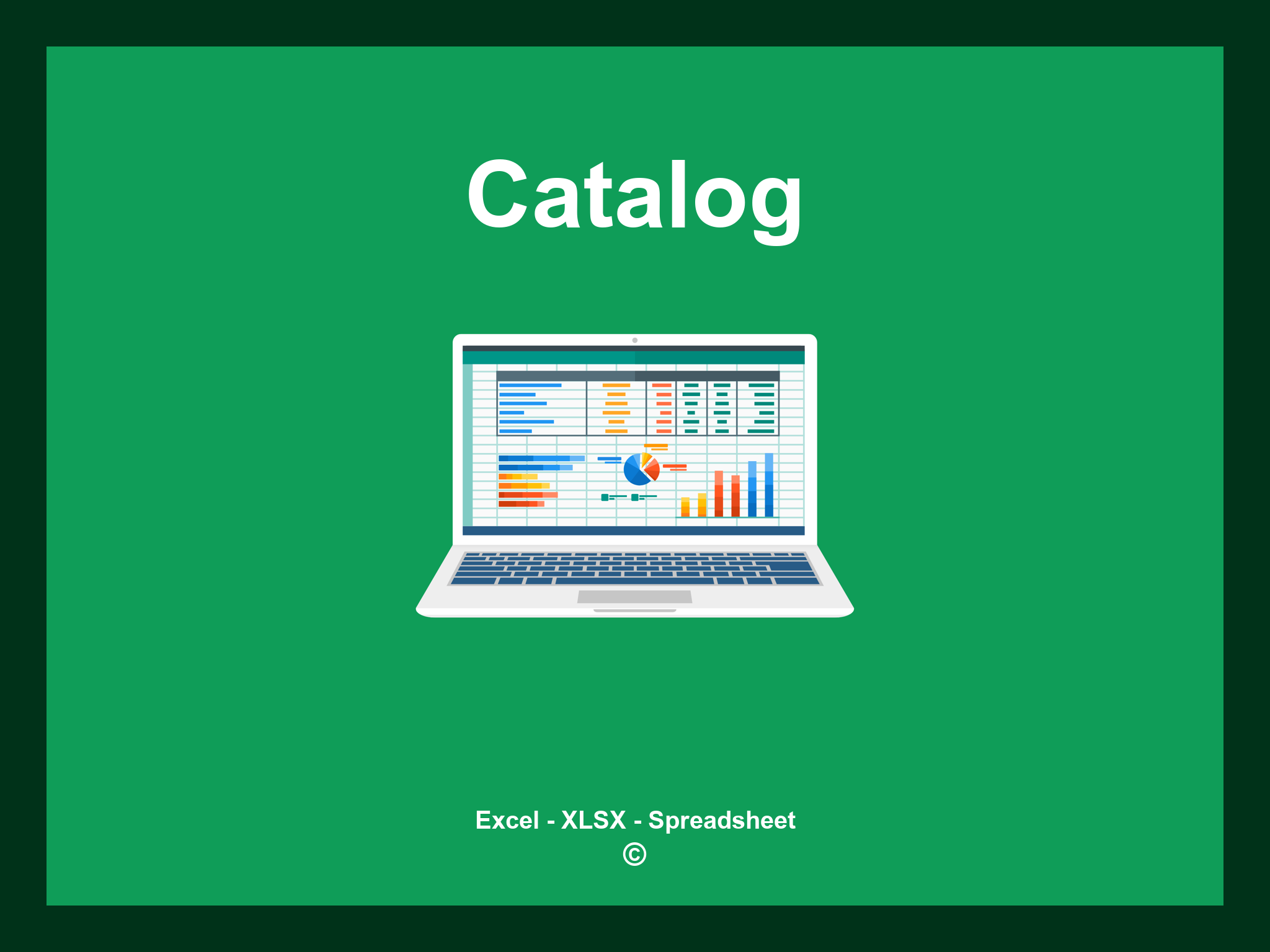 Excel Catalog Template