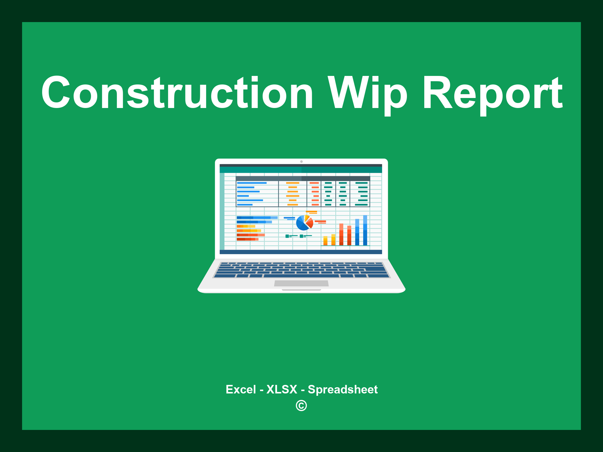 Construction Wip Report Template Excel