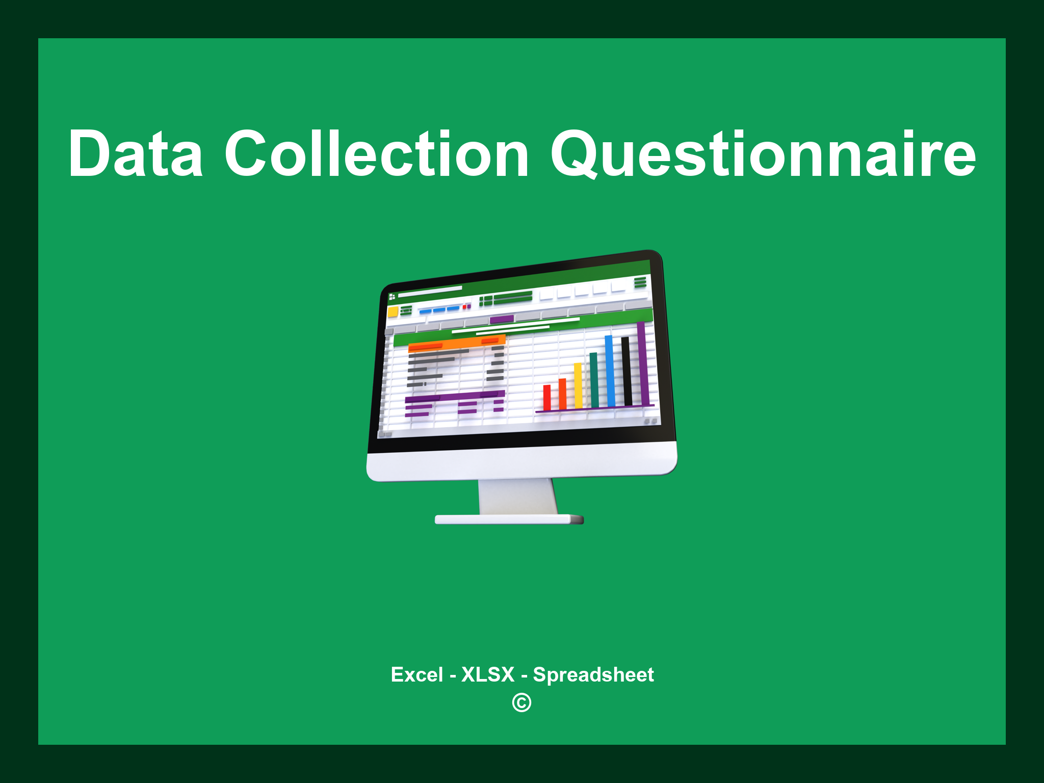Data Collection Excel Questionnaire Template