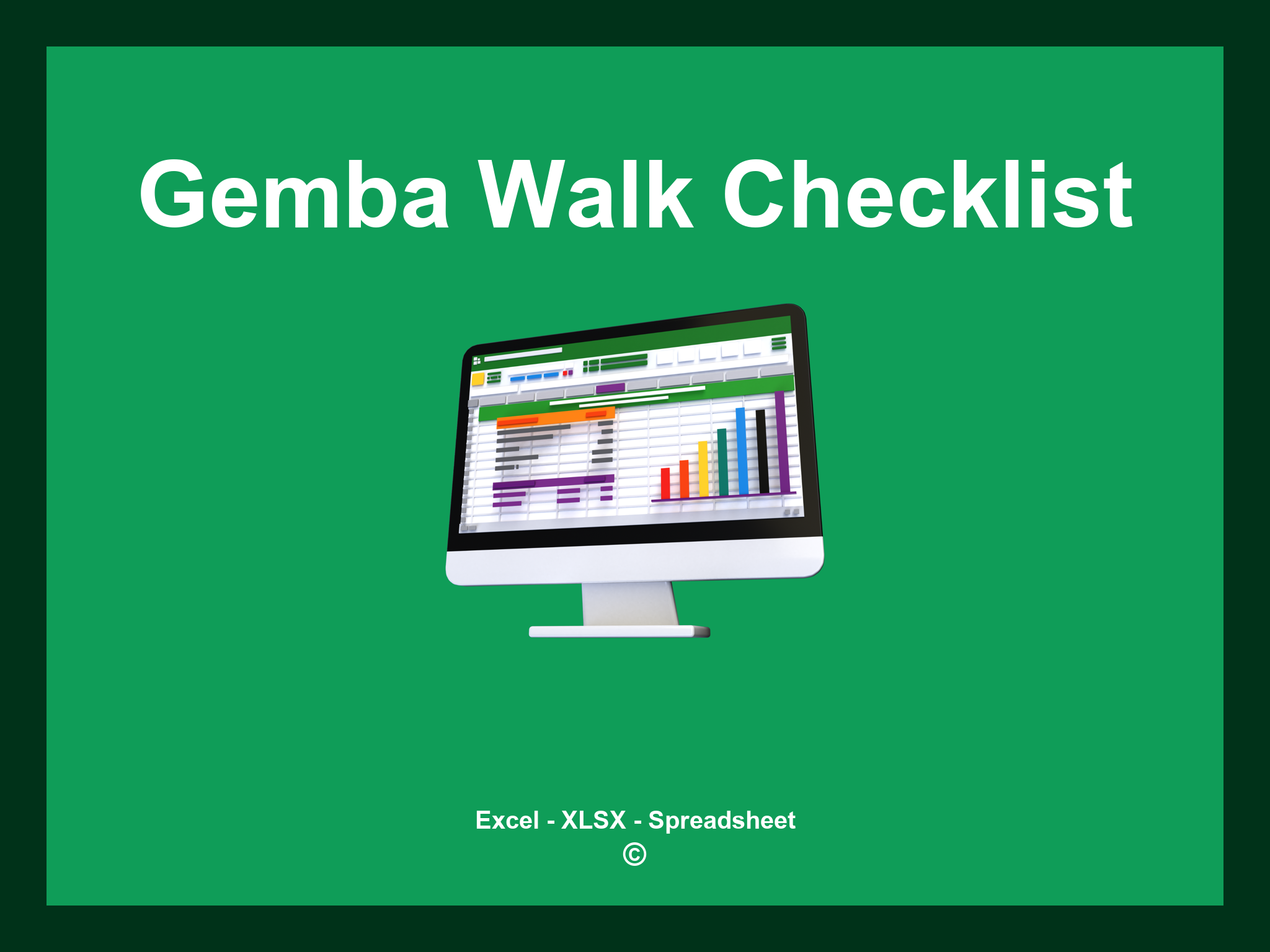 Excel Gemba Walk Checklist Template