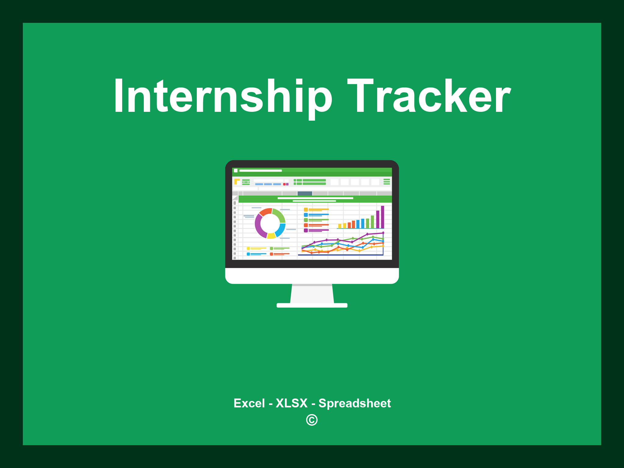 Internship Tracker Excel Template