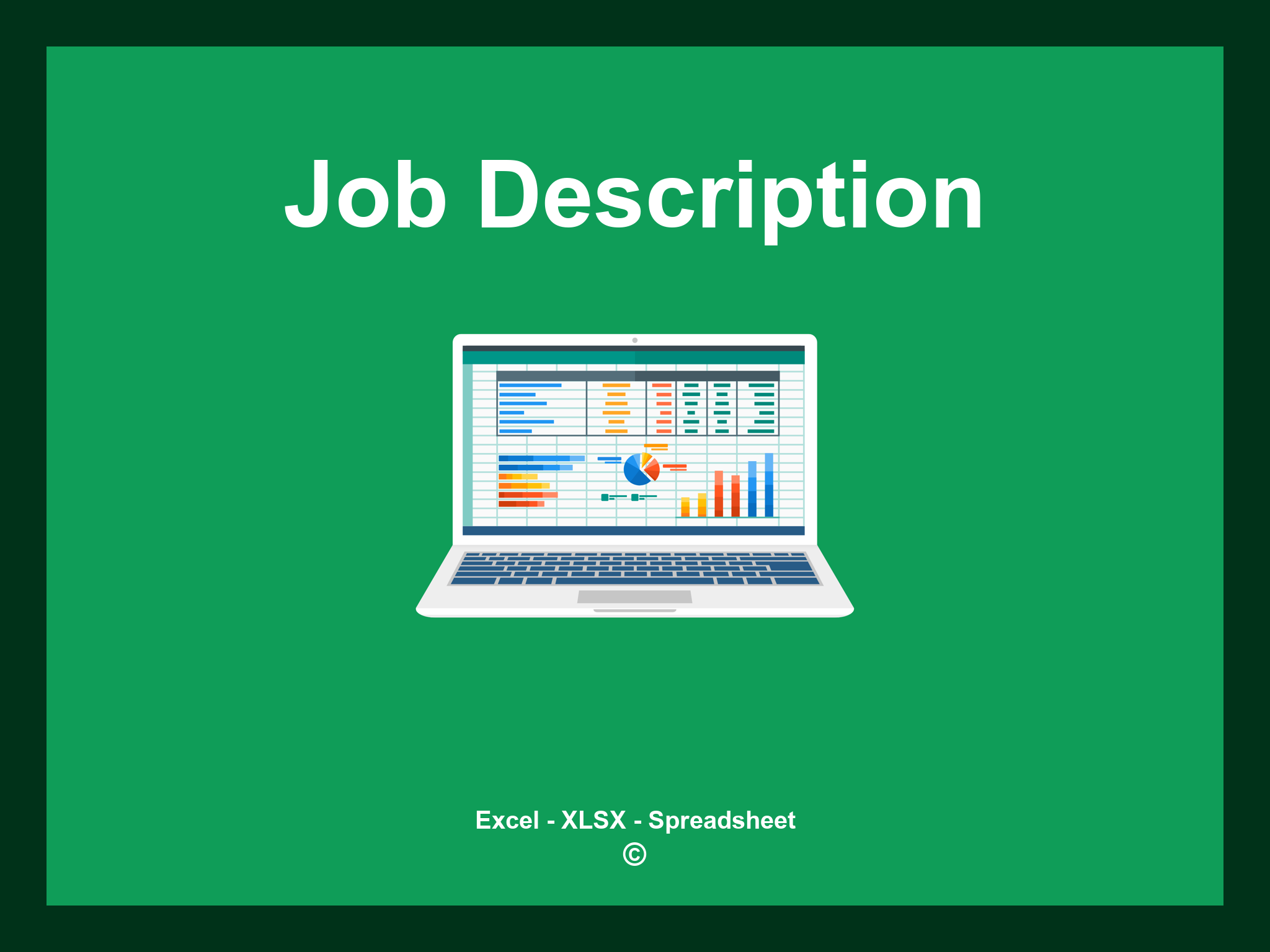 Job Description Template Excel