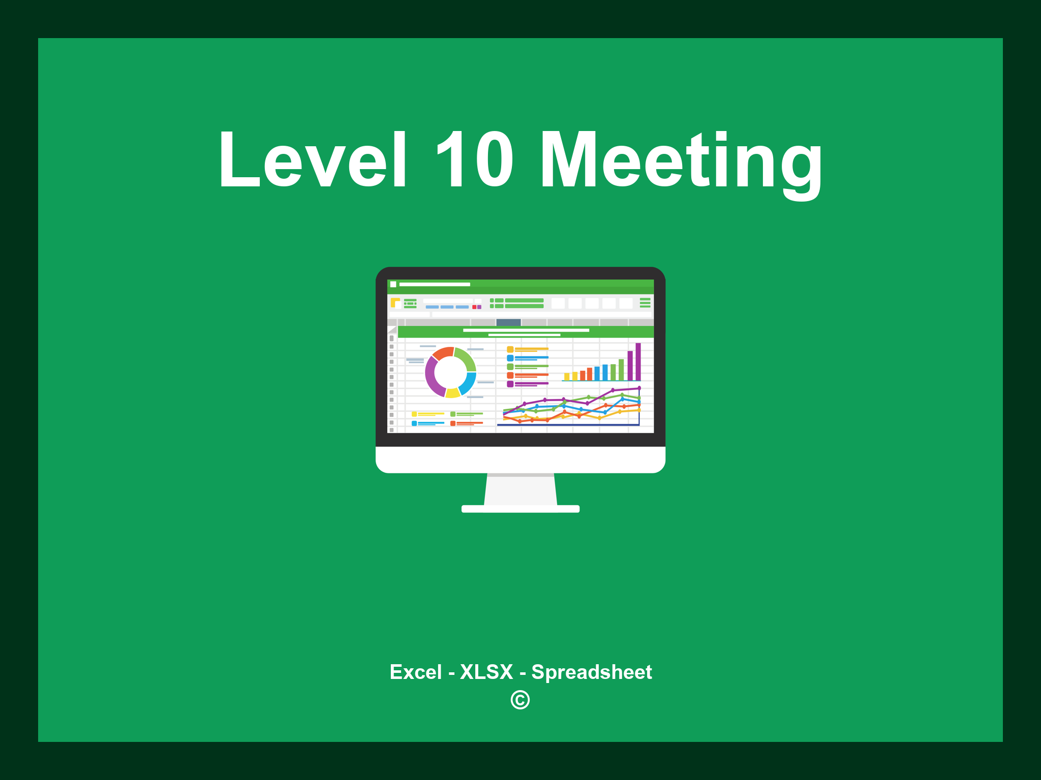 Level 10 Meeting Template Excel