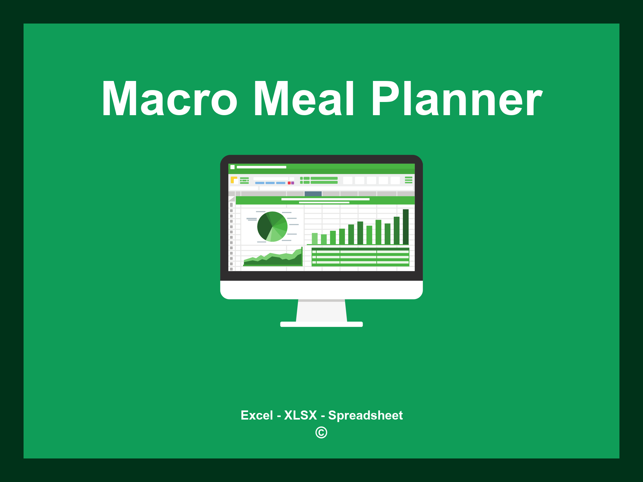 Macro Meal Planner Template Excel