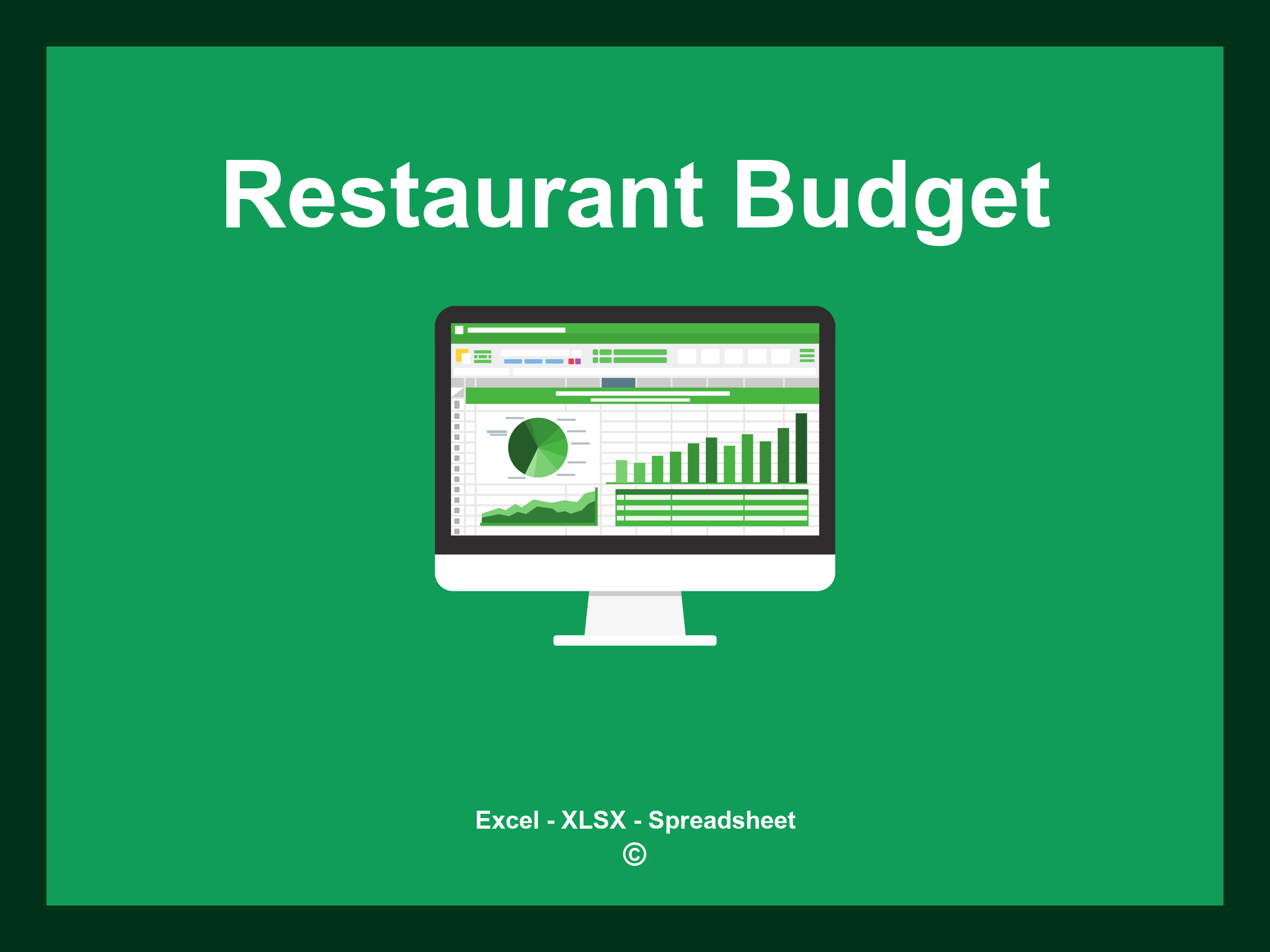 Restaurant Budget Template Excel