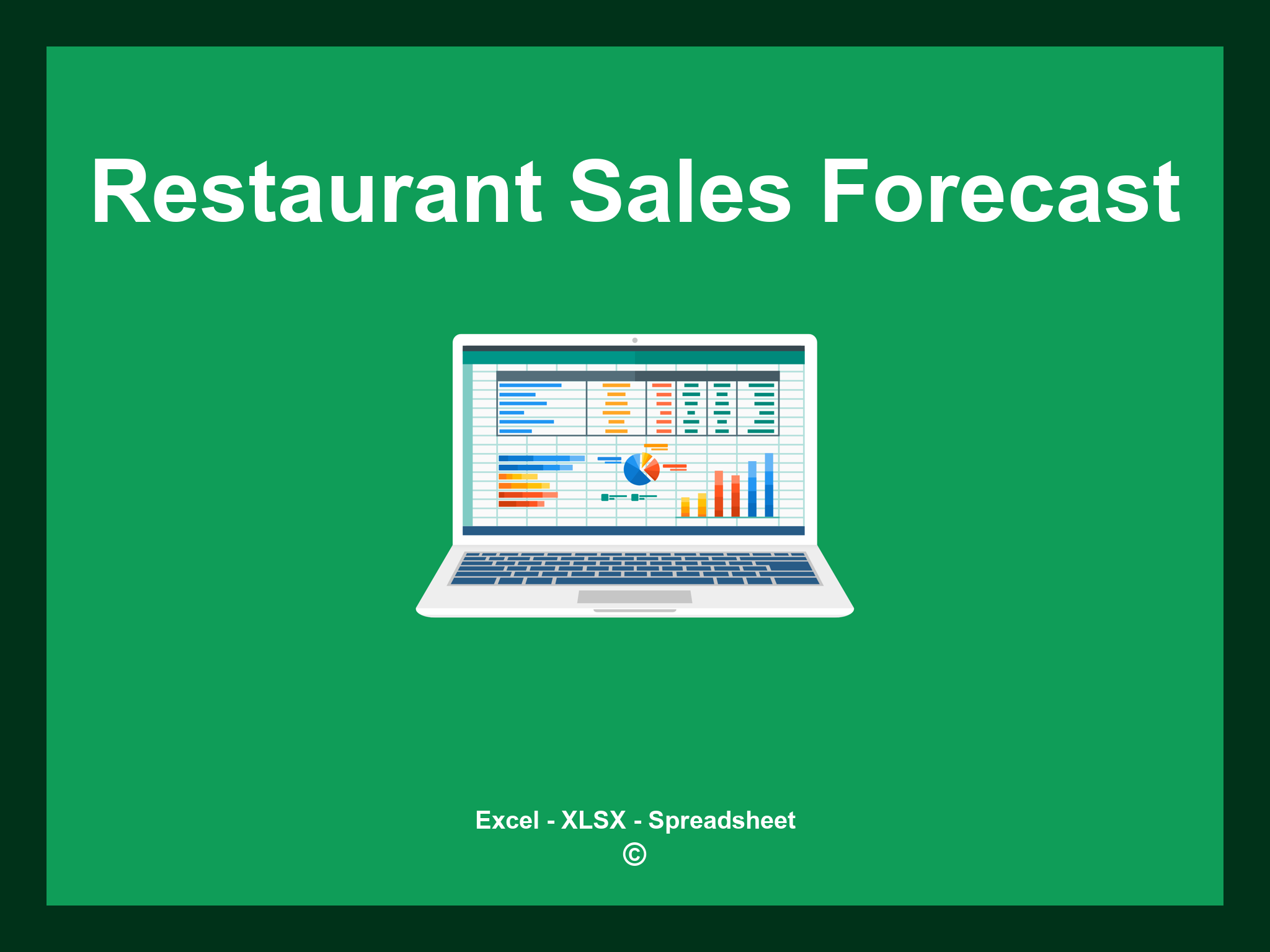 Restaurant Sales Forecast Excel Template