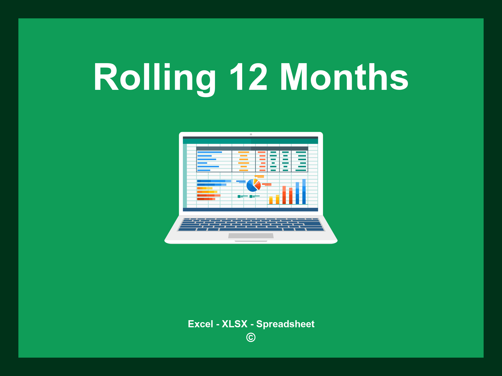 Rolling 12 Months Excel Template