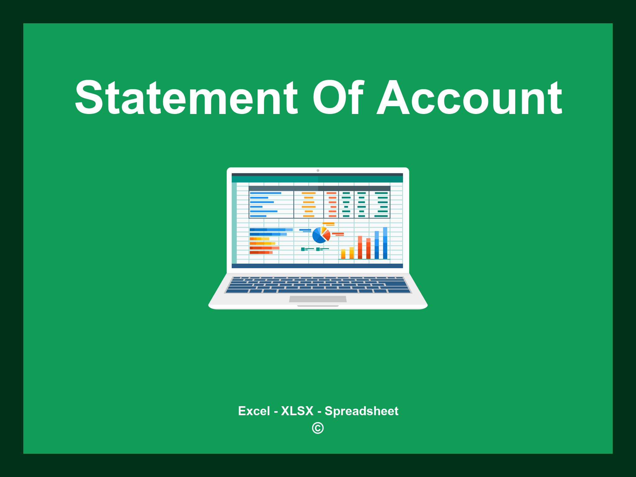 Statement Of Account Template Excel