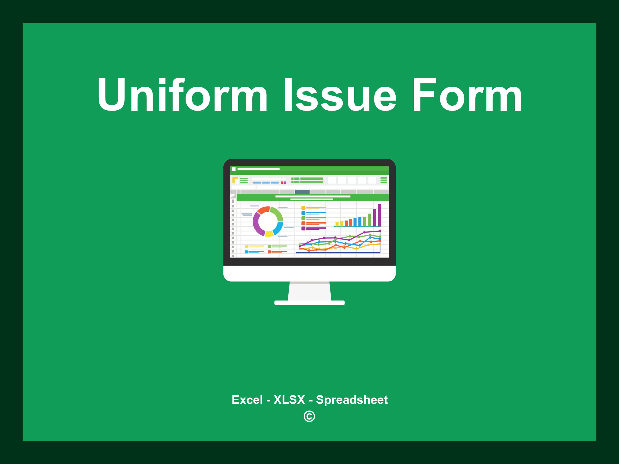 Uniform Issue Form Template Excel