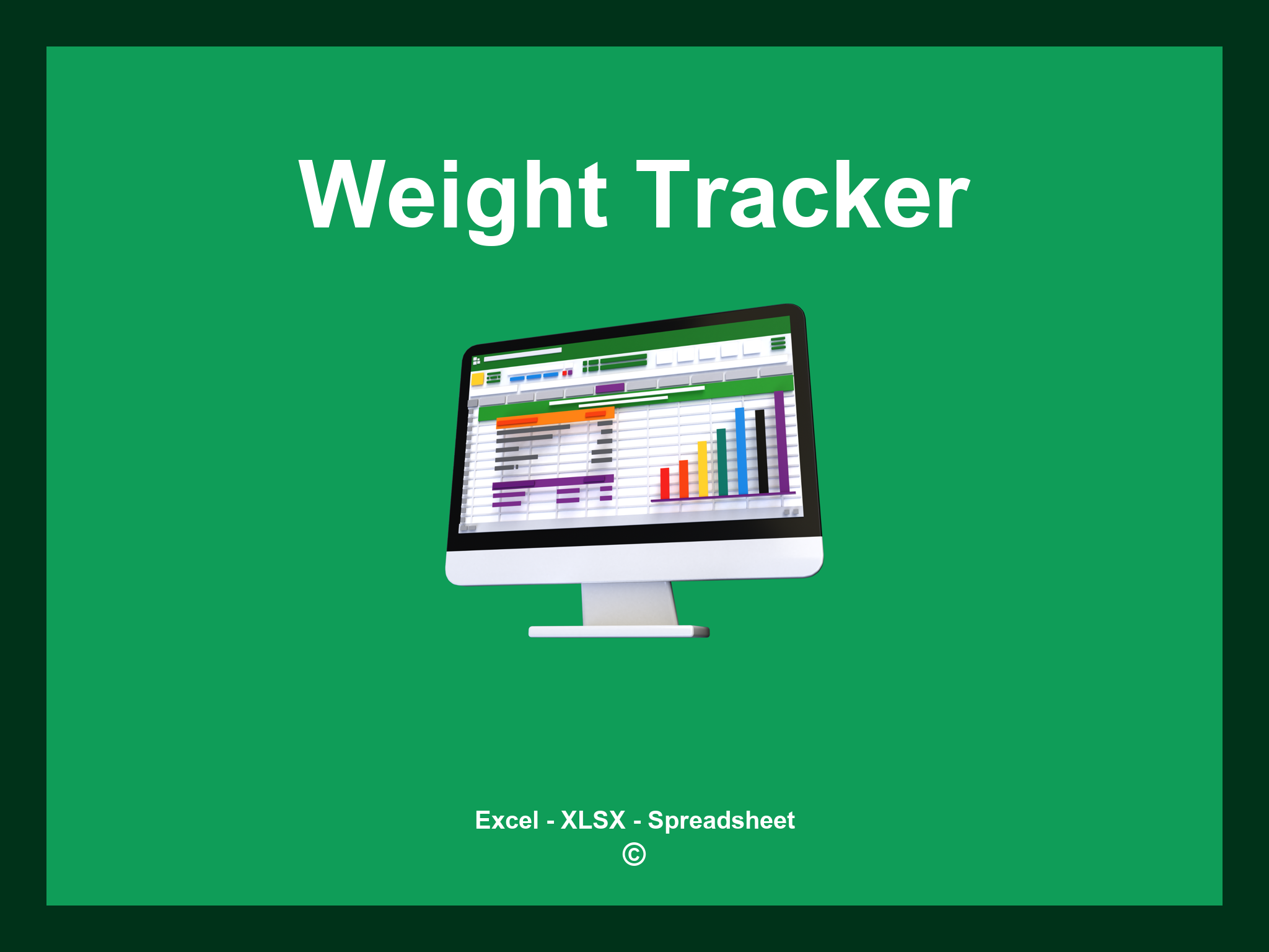 Weight Tracker Excel Template